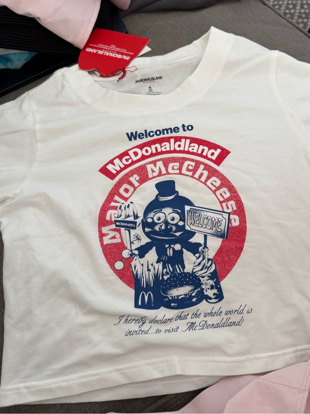 McDonaldland Graphic mayor mccheese Pacsun babydoll